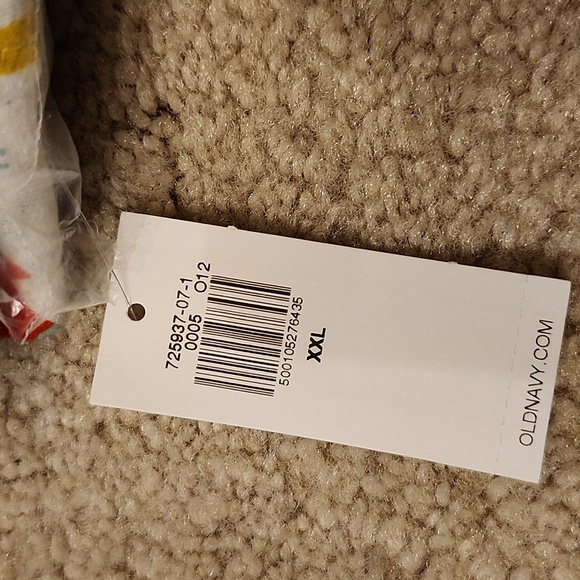 NWT OLD NAVY womens mid-rise flannel pants. O Christmas Tree print. Size XXL. - Picture 8 of 9